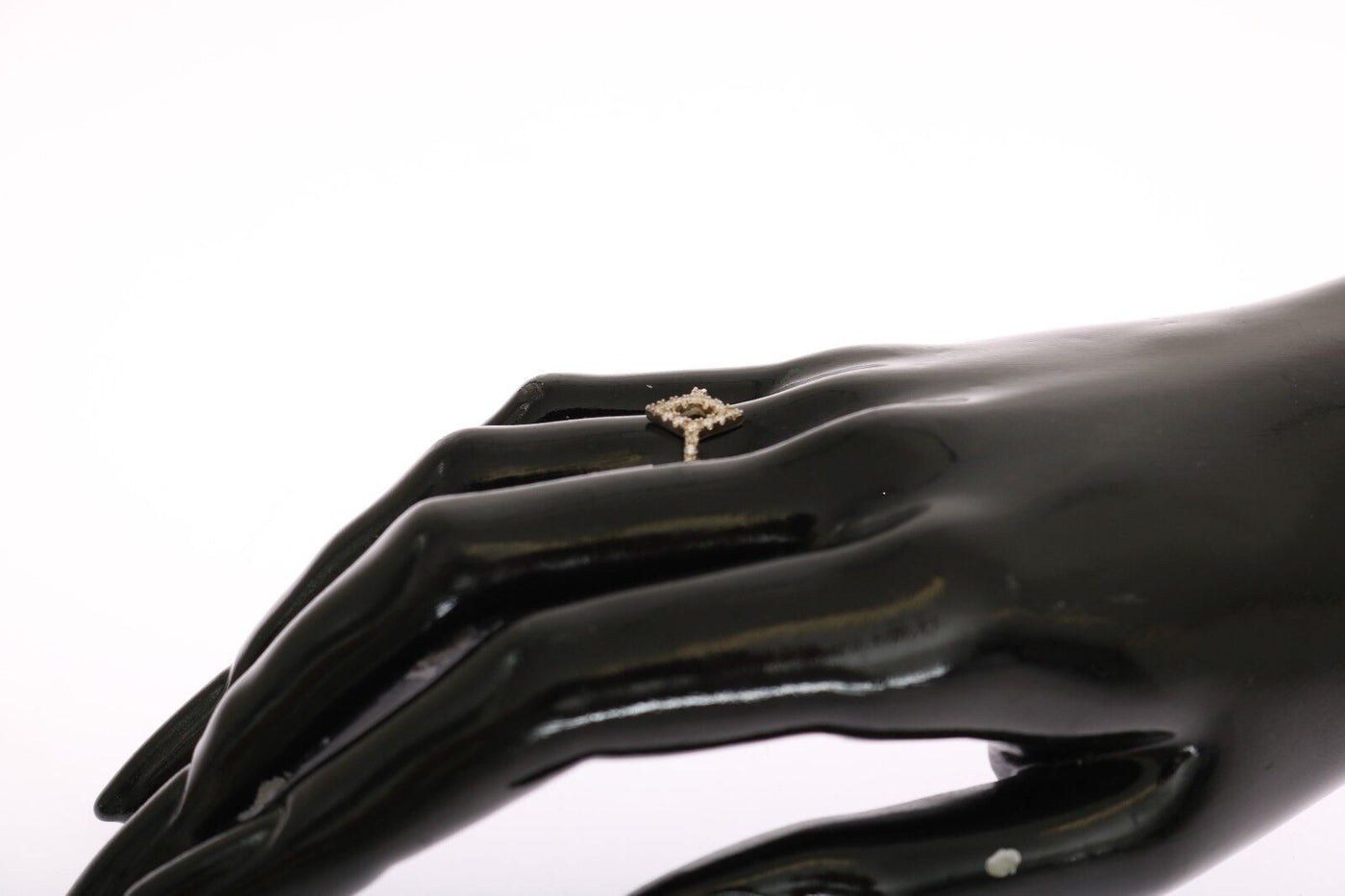Nialaya Silber Rhombus Frauen klar CZ 925 Silber Ring