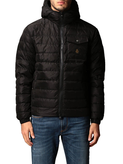 Refrigiwear Schwarze Nylon Herren Jacke