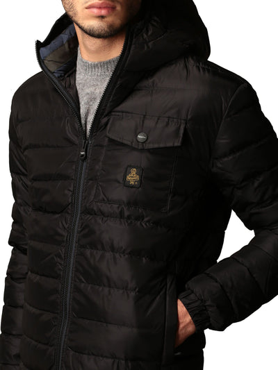 Refrigiwear Schwarze Nylon Herren Jacke