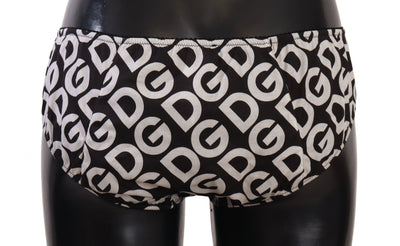 Dolce & Gabbana Multicolor DG Logo Print Slip Bottom Unterwäsche
