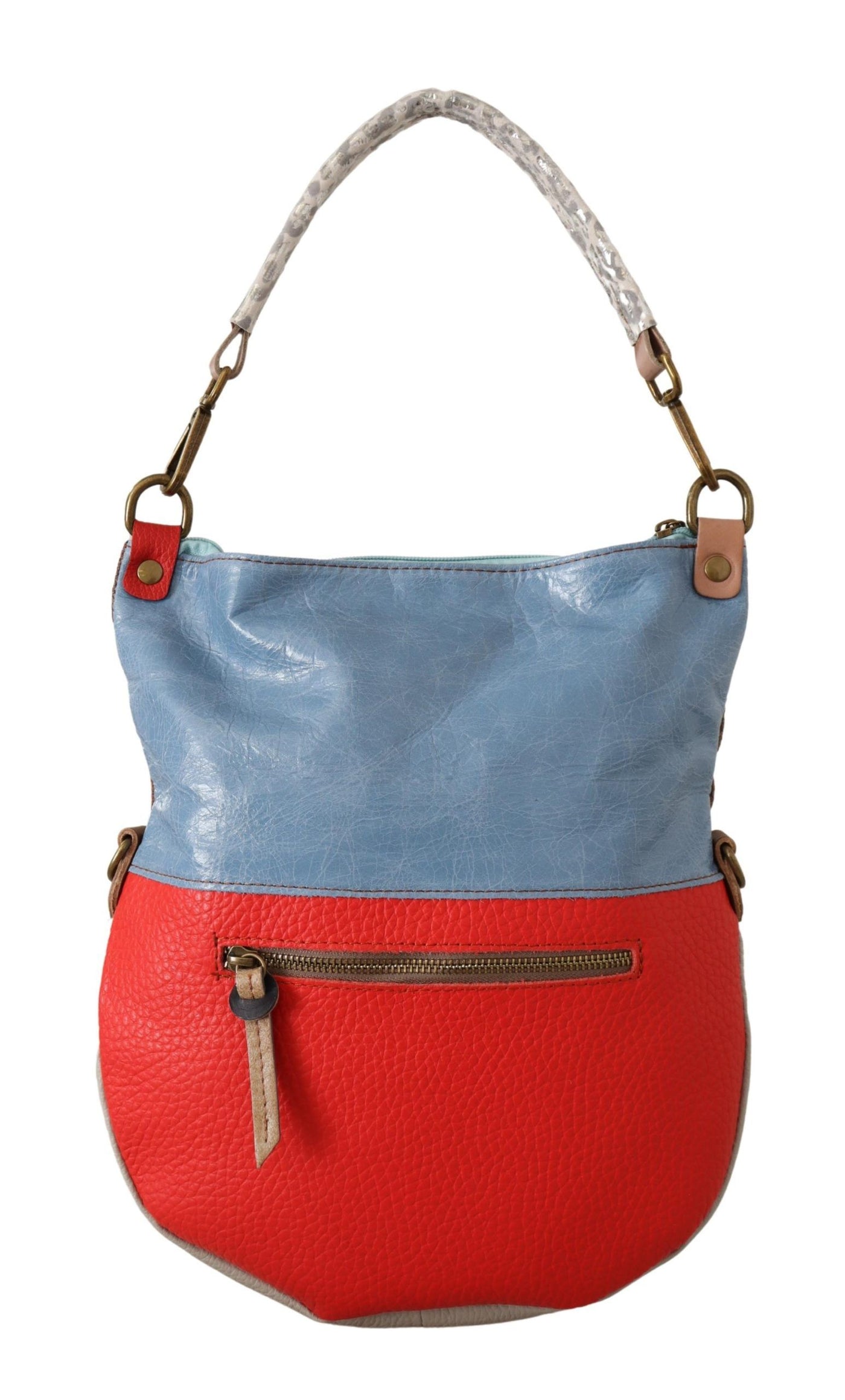 EBARRITO Multicolor Echtes Leder Schulter Tote Frauen Handtasche