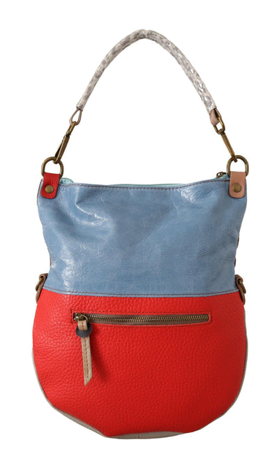 EBARRITO Multicolor Echtes Leder Schulter Tote Frauen Handtasche