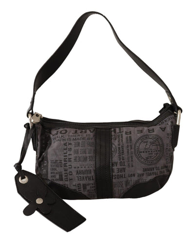 WAYFARER Graue bedruckte Handtasche Umhängetasche Stofftasche