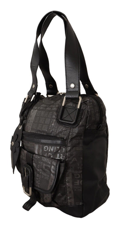 WAYFARER Schwarz bedruckte Logo-Umhängetasche Handtasche
