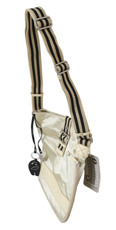 WAYFARER Beige Handtasche Schulter Tote Stoff Geldbörse