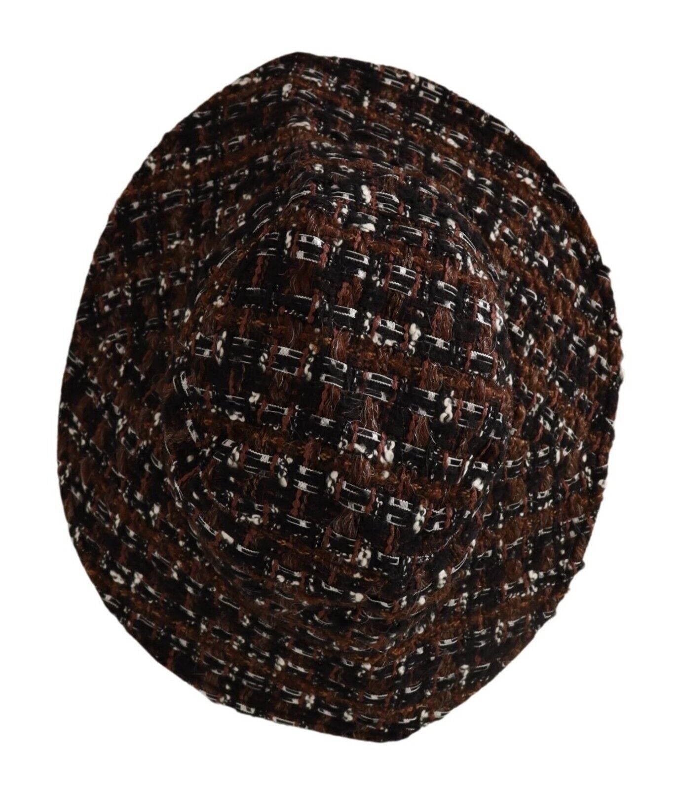 Dolce & Gabbana Multicolor Stoff gewebt breite Krempe Eimer Hut