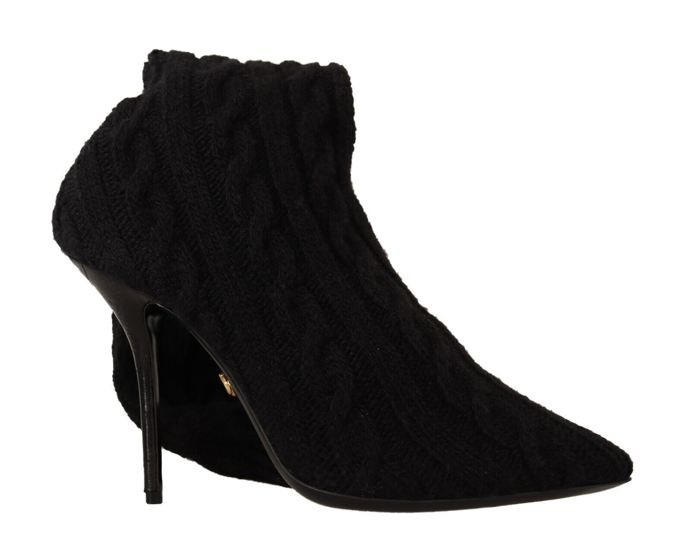 Dolce & Gabbana Schwarze Stretch-Socken Kniestrümpfe Schuhe