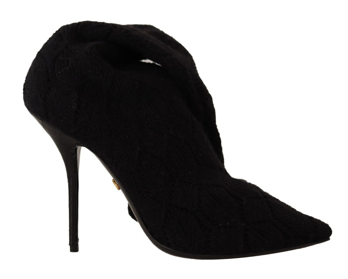 Dolce & Gabbana Schwarze Stretch-Socken Kniestrümpfe Schuhe
