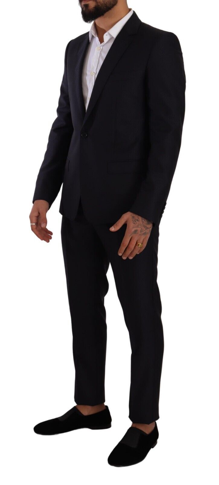 Dolce & Gabbana Blau MARTINI Slim fit 2 Stück Mantel Anzug
