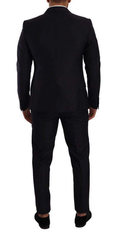 Dolce & Gabbana Blau MARTINI Slim fit 2 Stück Mantel Anzug