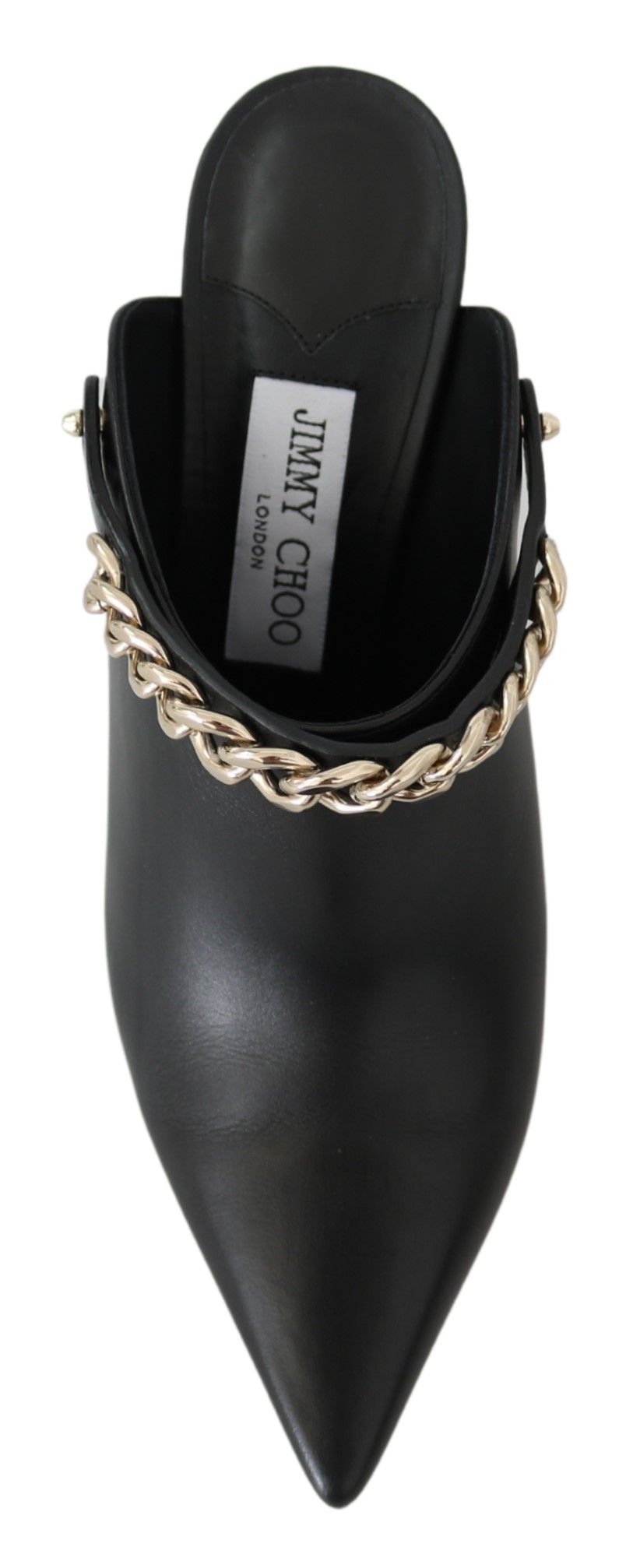 Jimmy Choo Elegante Schwarz-Gold Leder Pumps