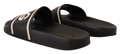 Dolce & Gabbana Schwarzes Leder I Love D&amp
