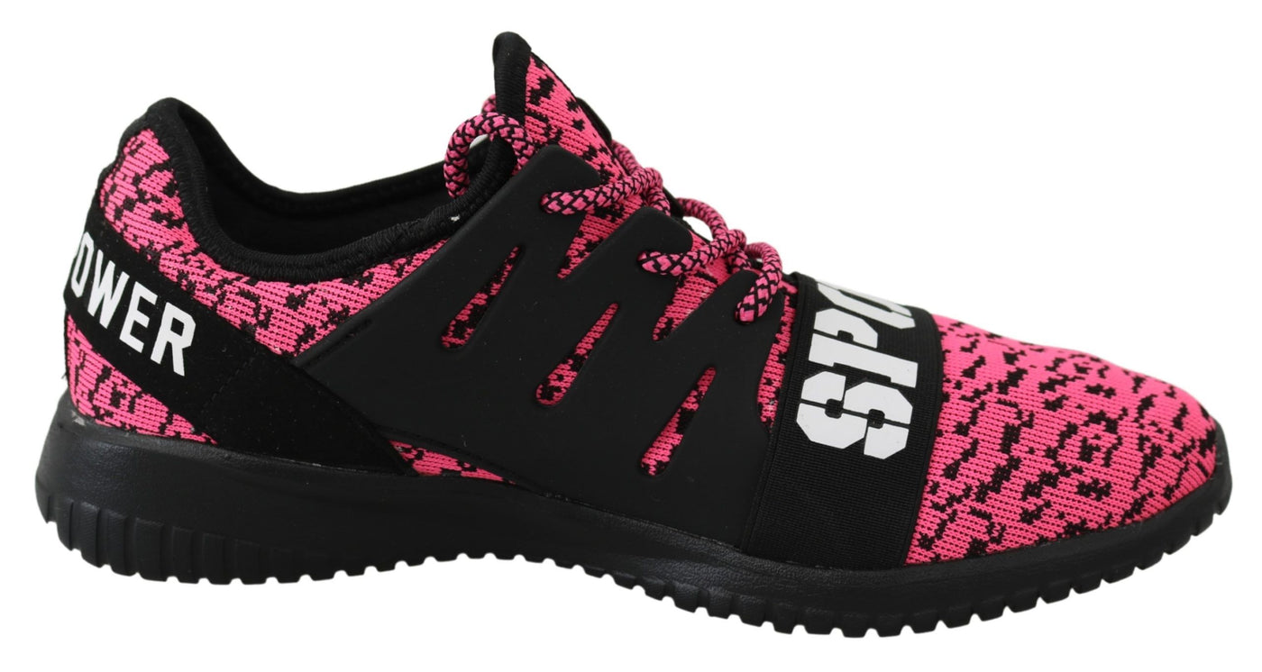 Plein Sport Schicke rosa errötende sportliche Turnschuhe