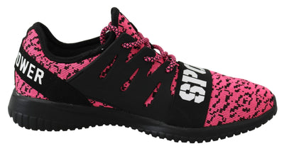 Plein Sport Schicke rosa errötende sportliche Turnschuhe