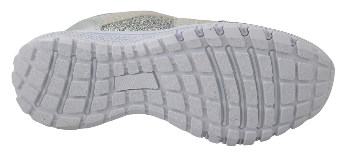 Plein Sport Schicke Silver Runner Jasmines Turnschuhe
