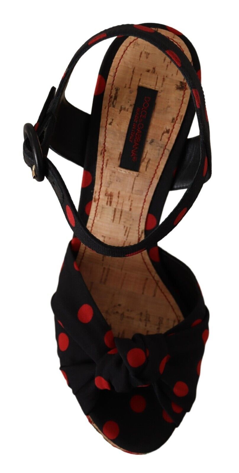 Dolce & Gabbana Multicolor Plateau Keile Sandalen Charmeuse Schuhe