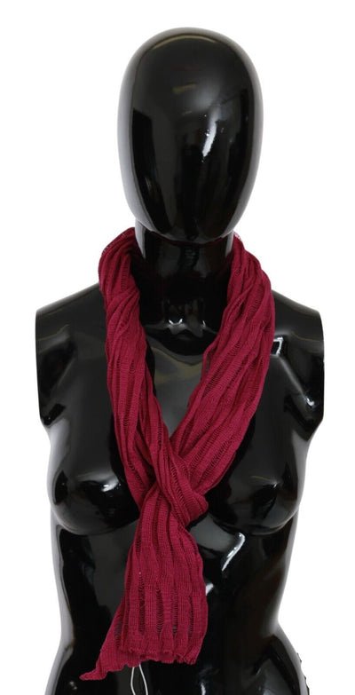John Galliano Bordeaux Halswickelschal Foulardschal