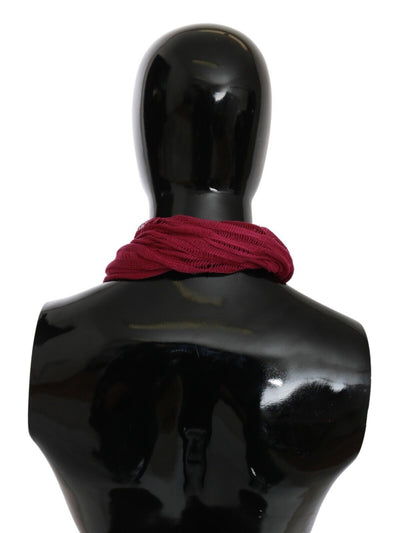 John Galliano Bordeaux Halswickelschal Foulardschal