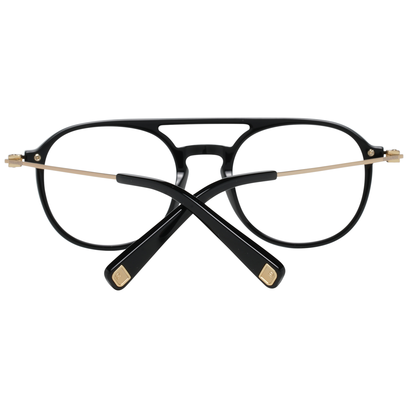 Dsquared² Glatte schwarze Designerbrille mit Vollrand