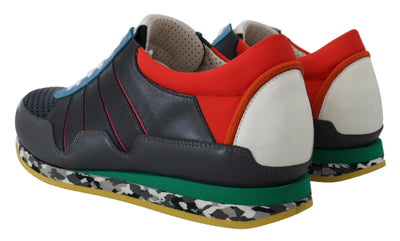 Dolce & Gabbana Multicolor Sport Low Top Schuhe Turnschuhe