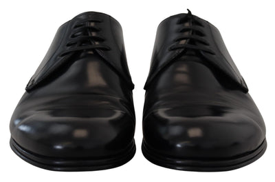 Dolce & Gabbana Schwarze Lederschuhe für formelle Anlässe