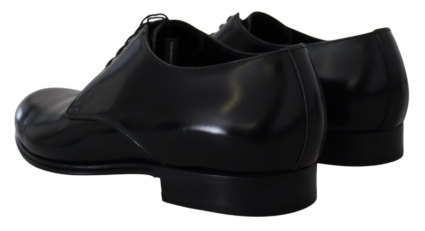 Dolce & Gabbana Schwarze Lederschuhe für formelle Anlässe