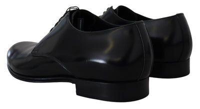 Dolce & Gabbana Schwarze Lederschuhe für formelle Anlässe