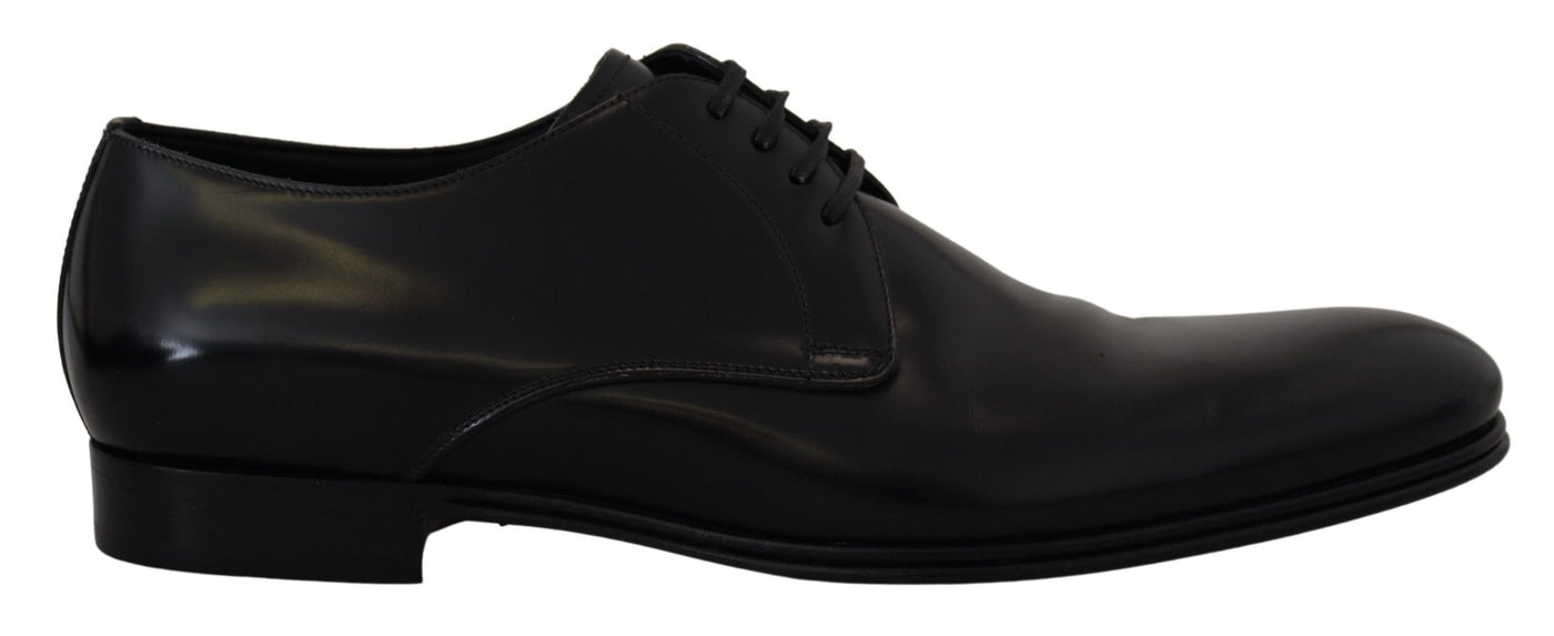 Dolce & Gabbana Schwarze Lederschuhe für formelle Anlässe