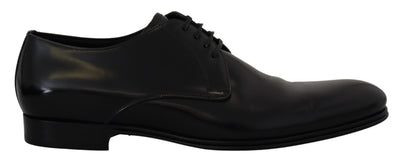Dolce & Gabbana Schwarze Lederschuhe für formelle Anlässe