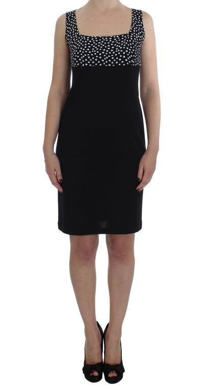 BENCIVENGA Schwarzes Stretch-Etuikleid &amp