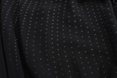 Exte Schwarzer Halsausschnitt Wickeltop Bluse