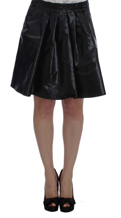 Exte Schwarz Blau Zweiteiliger Anzug Rock &amp