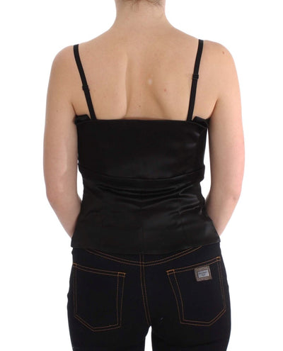 Exte Schwarzes Tank Party Abend Top Bluse