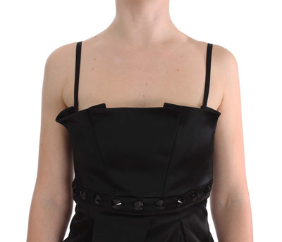 Exte Schwarzes Tank Party Abend Top Bluse