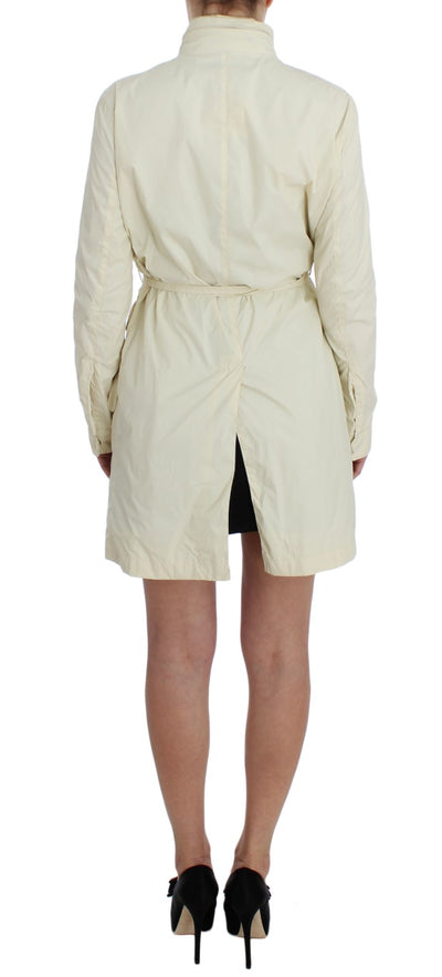 P.A.R.O.S.H. Beige wetterfester Trenchcoat Mantel