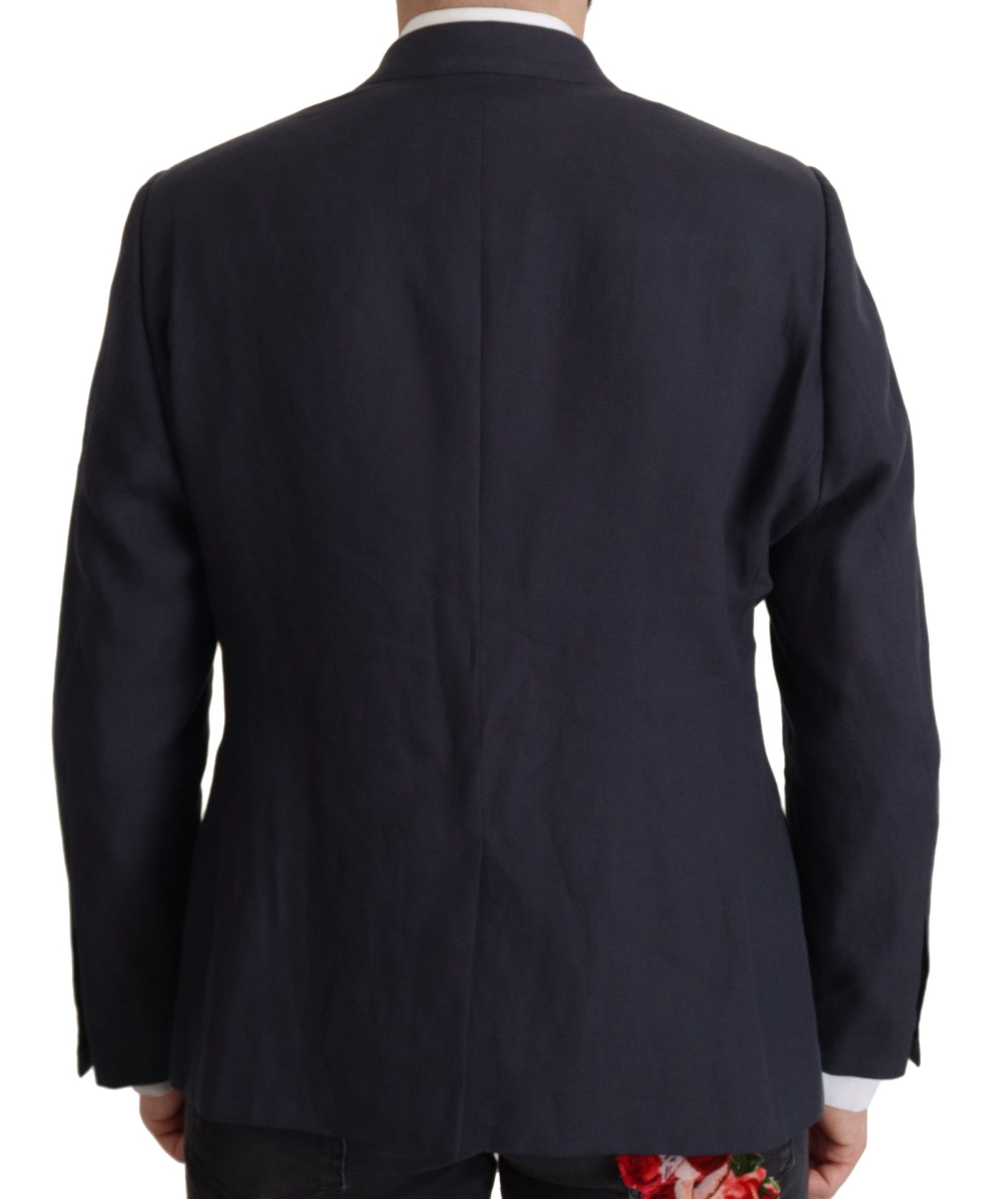 Dolce & Gabbana Dunkelblau ALTA SARTORIA Jacke Mantel Blazer