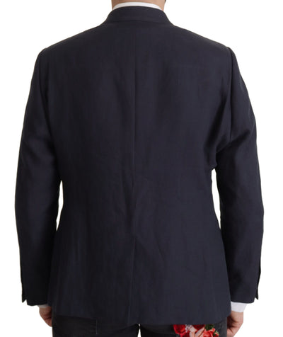 Dolce & Gabbana Dunkelblau ALTA SARTORIA Jacke Mantel Blazer