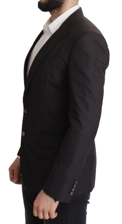 Dolce & Gabbana Schwarzer einreihiger TAORMINA-Blazer