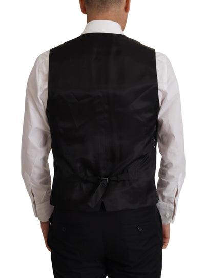 Dolce & Gabbana Schwarze Jacke Weste 2 Stück MARTINI Blazer