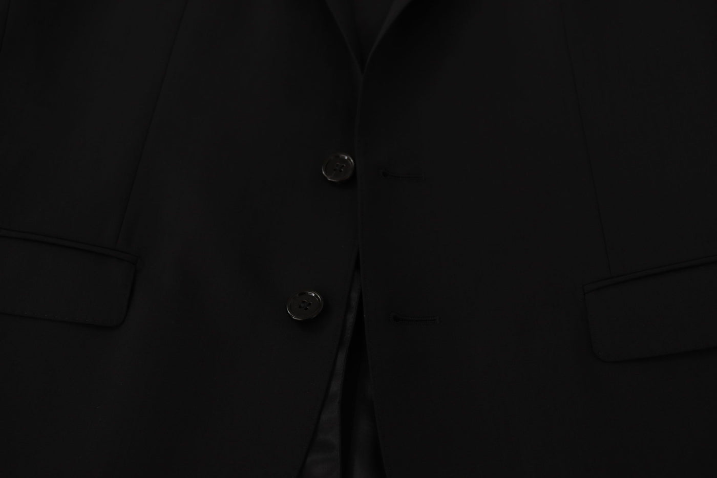 Dolce & Gabbana Schwarze einreihige Jacke MARTINI Blazer