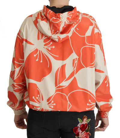 Dolce & Gabbana Multicolor Floral Pullover mit Kapuze
