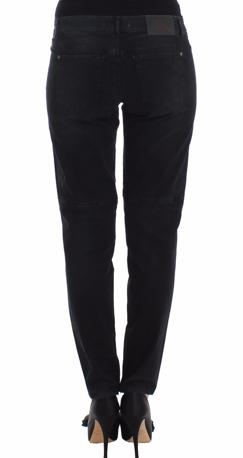 Ermanno Scervino Blaue Slim Jeans Denim-Hosen Skinny Leg Straight