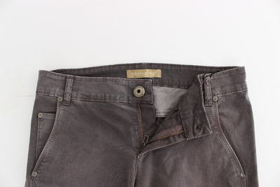 Ermanno Scervino Graue Slim Jeans Denim-Hosen Skinny Leg Stretch