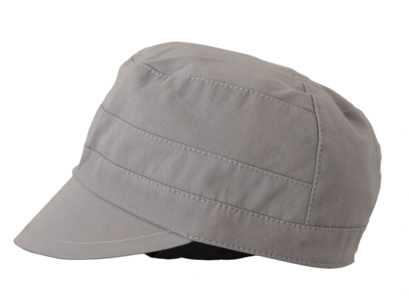 Dolce & Gabbana Graue Newsboy-Mütze Männer Capello Baumwollmütze