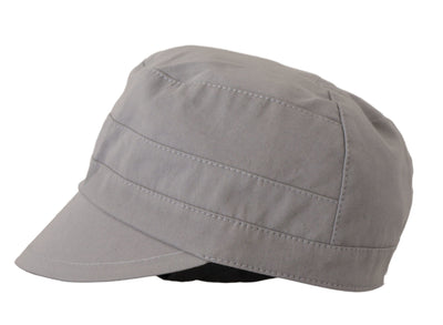 Dolce & Gabbana Graue Newsboy-Mütze Männer Capello Baumwollmütze
