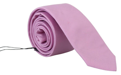 Daniele Alessandrini Rosa Klassische Herrenkrawatte Accessoire Seidenkrawatte