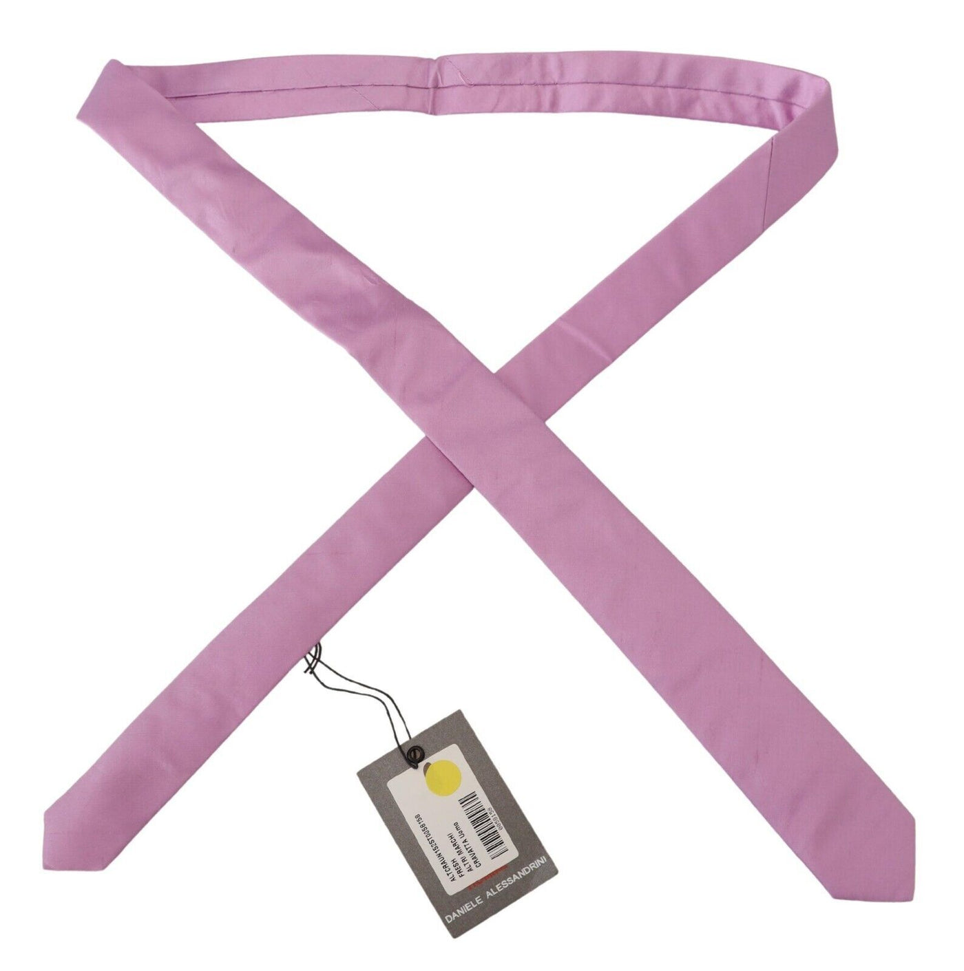 Daniele Alessandrini Rosa Klassische Herrenkrawatte Accessoire Seidenkrawatte