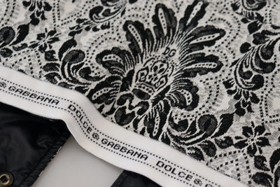 Dolce & Gabbana Weiß Floral ganzen Kopf wickeln eine Größe Baumwolle Hut