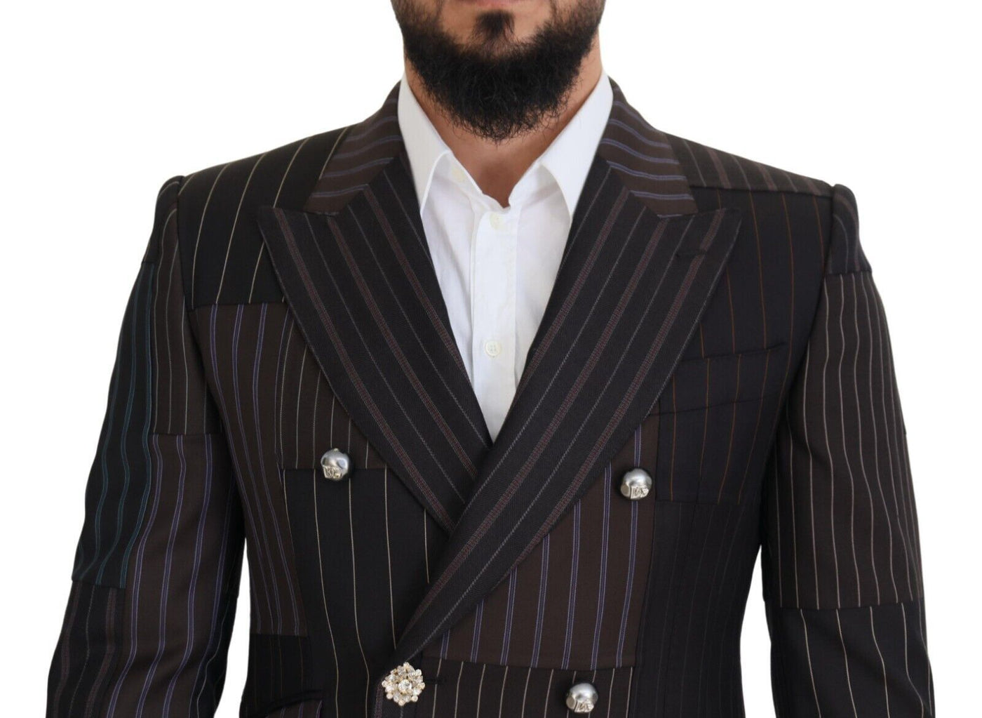 Dolce & Gabbana Mehrfarbig gestreifter SICILIA Blazer