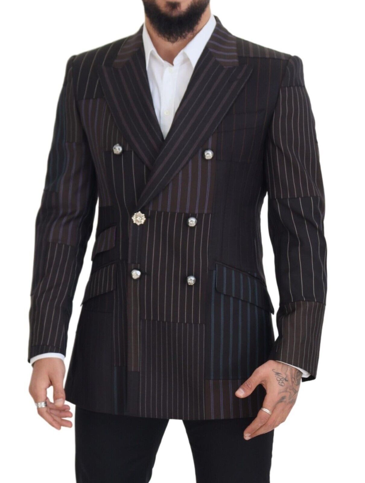Dolce & Gabbana Mehrfarbig gestreifter SICILIA Blazer